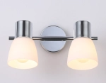 Настенно-потолочный спот TR3963/2 CH/FR хром/белый матовый E27*2 max 40W 200*105*200