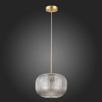 SL1154.303.01 Подвес ST-Luce Латунь/Дымчатый E27 1*60W