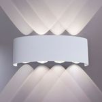 SL089.501.06 Светильник уличный настенный ST-Luce Белый кварцевый/Белый кварцевый, Прозрачный LED 6*1W 4000K