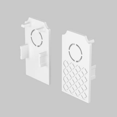 Заглушки к встраиваемому шинопроводу Exility 2 шт. белый, TRA034EC-42W. TM Maytoni