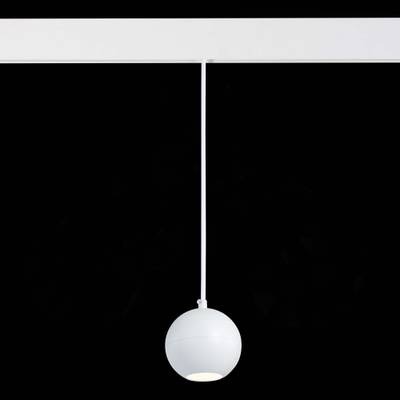 ST354.543.12 Магнитный трековый светильник подвесной белый LED 1*12W 4000K 750Lm Ra&gt;80 36° IP20 D100xH92 48V