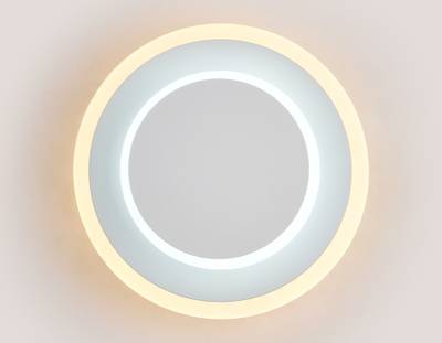Настенный светодиодный светильник FW105 WH/S белый/песок LED 3000K/6400K 15W 240*190*50
