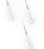 07861-3AS,02 Подвес Гутта хром w50*7 h200 Led 9W (4000k)