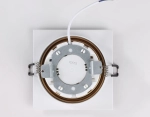 Светильник встраиваемый поворотный точечный TN51916 WH/GD белый/золото GX53 max 12W 115*115*23