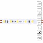 Светодиодная лента 24V 9,6W/m 6000К 5м Arte Lamp TAPE A2412005-03-6K, LED