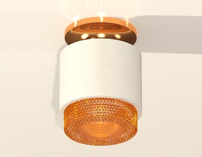 Комплект накладного светильника с композитным хрусталем XS7510122 SWH/CF белый песок/кофе MR16 GU5.3 (N7929, C7510, N7195)