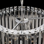Citilux Джейн CL306141 Хрустальная подвесная люстра Хром