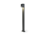 Светильник уличный ландшафтный ST3752 GR серый IP54 GU10 max 35W 136*105*800