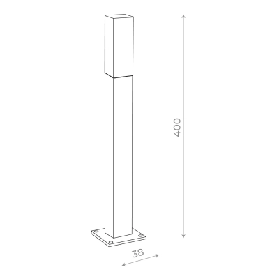 SL101.705.01 Светильник уличный наземный ST-Luce Серый/Белый LED 1*3W 4000K