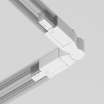 Коннектор поворотный шарнирный Trinity белый, TRA005CS-31W. TM Maytoni