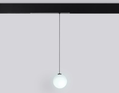 Светильник светодиодный диммируемый для шинопровода Magnetic 220V GL1442 BK/FR черный/белый матовый IP20 10W 3000K-6400K 120° D120 H1500 (Без ПДУ)
