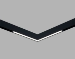 Светильник трековый светодиодный Magnetic SMART 220V 25mm GL8115 BK черный IP20 18W 3000-6000K 120° 312*312*25