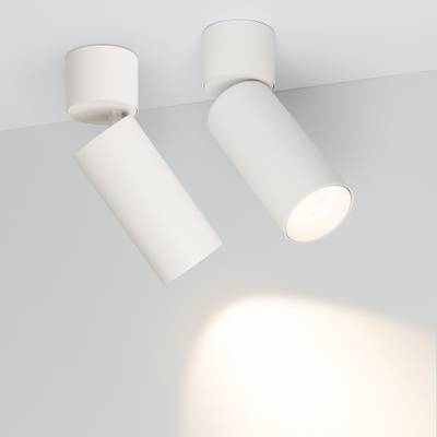 Светильник SP-POLO-SURFACE-FLAP-R65-8W Warm3000 (WH-WH, 40 deg) (Arlight, IP20 Металл, 5 лет)