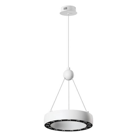 359395 OVER NT24 278 белый Светильник подвесной светодиодный, длина провода 2м IP20 LED 12W вниз/5W вверх 220V 1360Лм 3000K TURN