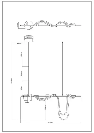 Подвесная люстра Arte Lamp KLIMT A2850SP-45PB, 1хLED