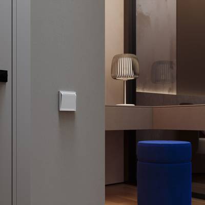 VLS002616 Накладка для выключателя карточного, S70 (серый). (ТМ Maytoni)