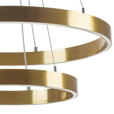 748113 Люстра SATURNO LED 60W 4400LM 70G ЗОЛОТО 3000-6000K Lightstar