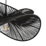 8382/1 ECO LN черный, металл/джутовый шнур Подвес E27 40W 220V ROPE