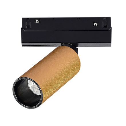 ST807.246.12 Магнитный трековый светильник Золотистый LED 1*12W 4000K 700Lm Ra&gt;90 IP20 D50xH173 48VV