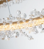 08243,36A Подвес Лаура латунь d60 h150 Led 36W (3000K)