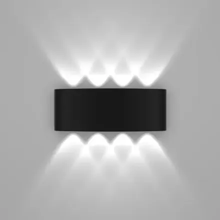 343047 Светильник GEMMA 8х1W LED 880LM G ЧЕРНЫЙ 4000K IP65