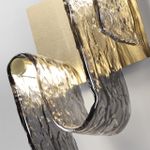 5106/11WL L-VISION  ODL26 золотой брашинг/дымчатый металл/стекло Настенный светильник LED x 11W 4000K FLOW