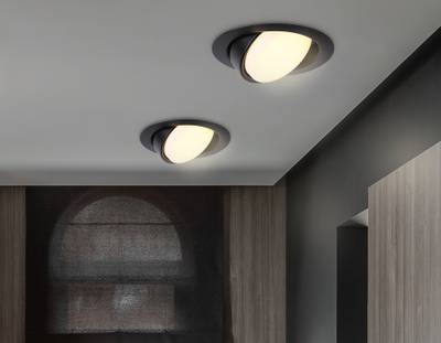 Светильник встраиваемый G10123 BK черный GX53 max 12W D120*48