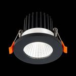 ST704.438.10 Св-к встр. Черный LED 1*10W 3000K 900Lm Ra&gt;90 38° IP20 D80xH60 170-240V