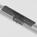 Усилитель стыка Trinity черный, TRA005TL-31B. TM Maytoni