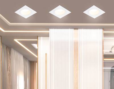 Светильник встраиваемый TN102826 WH/WH белый/белый GU5.3 92*92*50