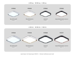 Потолочный светодиодный светильник FZ1256 WH/GR белый/серый 27W 5000K 350*350*60 (Без ПДУ)