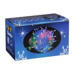 A-001A LED WW гирлянда светодиодная 10м 100LED с контроллером, зеленый провод