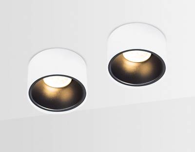 Встраиваемый точечный светильник TN146 WH/BK белый/черный GU5.3 D96*78