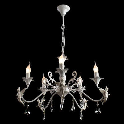 Подвесная люстра Arte Lamp ANGELINA A5349LM-5WH, 5хE14