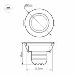 Светодиодный светильник LTM-R45WH 3W Day White 30deg (Arlight, IP40 Металл, 3 года)