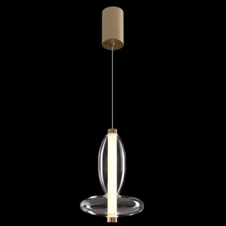 Светильник подвесной Crystal Lux QUASAR SP7W LED TRANSPARENT 3791/207