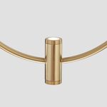 Подвесной светильник 50257/3 LED черный/ латунь