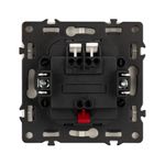 Механизм выключателя двухклавишный непроходной SWT-NOBE-MK02-SFPL-WH (230V, 10A) (Arlight, -)