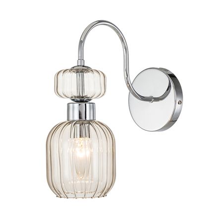 Настенный светильник Escada 1141/1A E14*60W Chrome/Beige