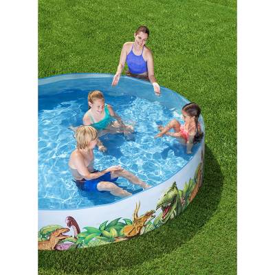 Бассейн Dinosaur Fill'N Fun 244*46 см  Bestway 55001