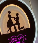 074110,25 Настенный светильник Предложение белый h4 d22 Led 21W (3000+4000k + розовая подсветка)