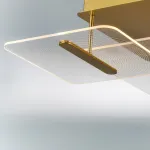 738063 Люстра ACRILE 29W LED 2966LM 120G ЗОЛОТО 3000K Lightstar