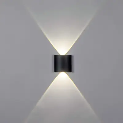 343017 Светильник GEMMA 2х1W LED 220LM G ЧЕРНЫЙ 4000K IP65 Lightstar