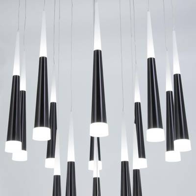 Citilux Вегас CL227161 LED Люстра каскадная Чёрная