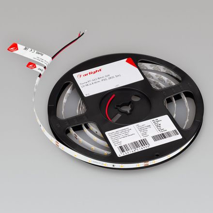 Лента RT-A60-8mm 24V Warm3000 CRI98 (4.8 W/m, IP20, 2835, 5m) (Arlight, Открытый)