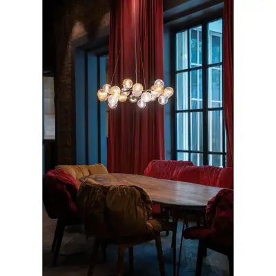 Подвесная люстра Arte Lamp ETEREO A5261LM-25GO, 25хG9