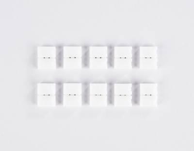 Соединитель прямой для светодиодной ленты 2835 12/24V (2 конт.) GS6001 (10шт)