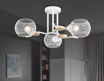 Светильник подвесной TR80163/3 WH белый E27/3 max 40W D580*220