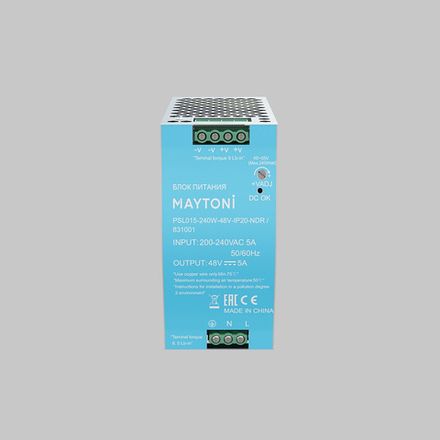 Блок питания PSL015 48В 240Вт IP20 831001, 831001. TM Maytoni