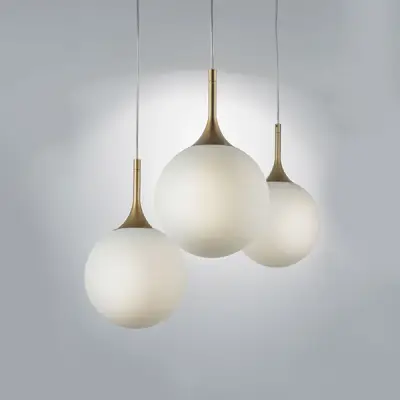 813022 Подвес GLOBO 1х40W E14 gold/white Lightstar